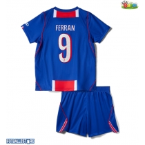 Paris Saint-Germain Ferran Torres #9 Hjemmedraktsett Barn 2026-27 Kortermet (+ Korte bukser)
